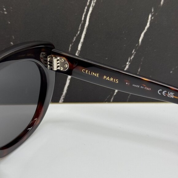 NEW CELINE CL40295F 52A HAVANA GRAY WOMEN SUNGLASSES CELINE - Picture 12 of 13